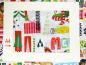 Preview: Patchworkstoff Alexander Henry Fabrics Weihnachten A4 Ausschnitt